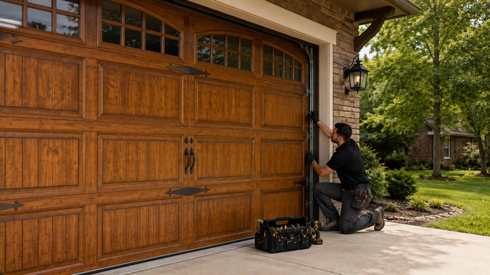 When Your Palmetto Bay Garage Door Comes Off Its Track