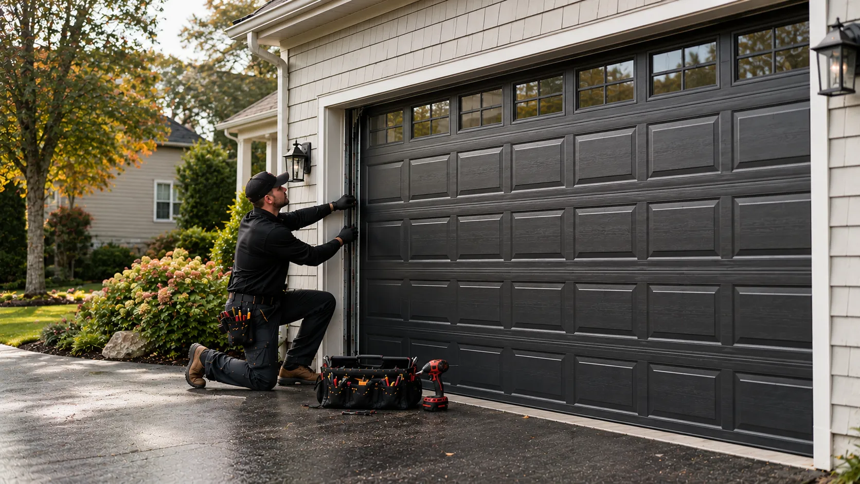 New Garage Door Installation for West Little River Homes