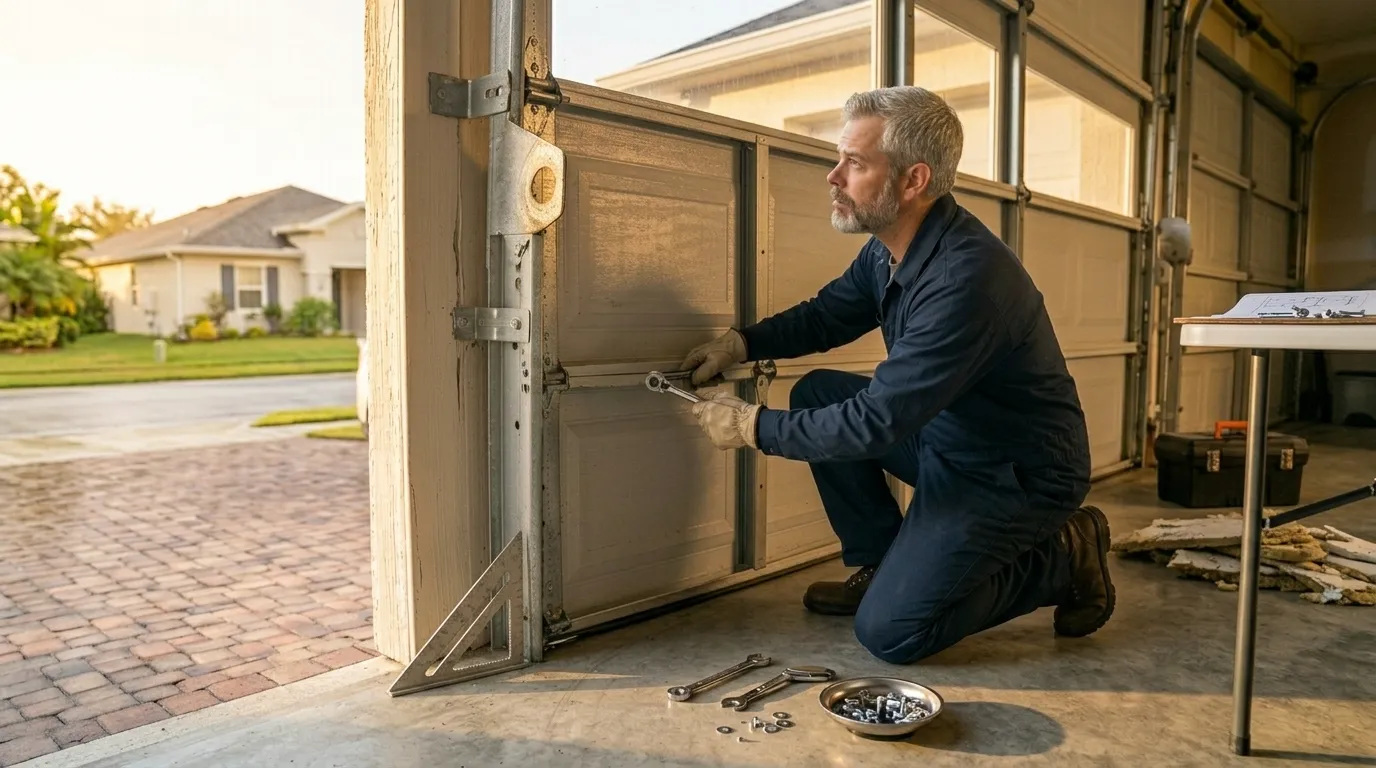 Repaired & tested - Miami garage door service