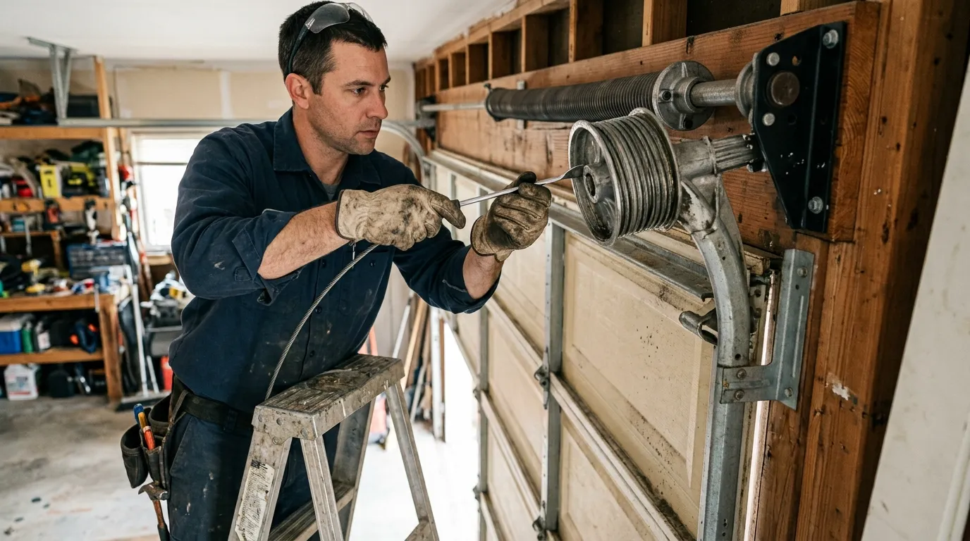 Repaired & tested - Miami garage door service