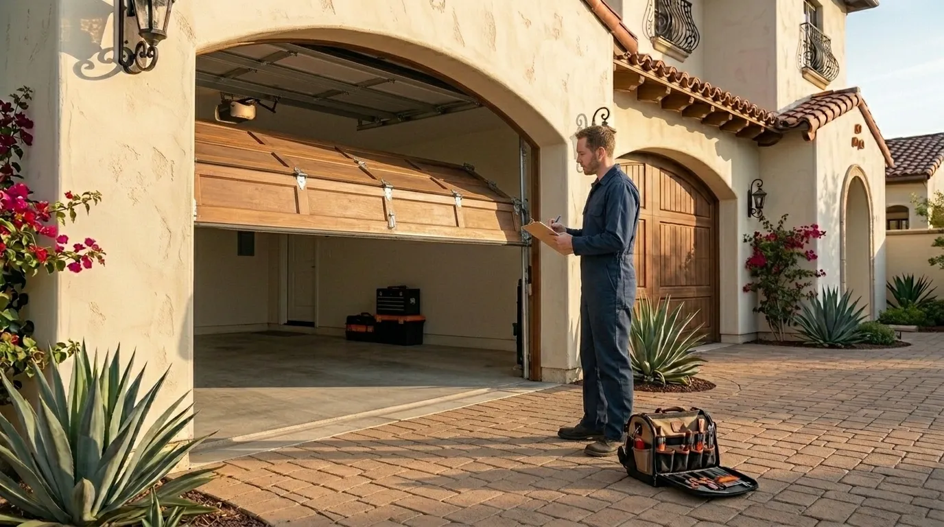 On-site diagnosis - Miami garage door service